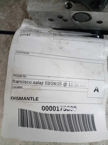2022 Chevrolet Trax Used OEM ABS Hydraulic Assembly used OEM ABS pump and module assembly