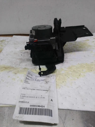 2016 Volkswagen Golf ABS Pump Motor Black 2DR Gti Used OEM ABS Pumps & Modules used OEM ABS pump and module assembly