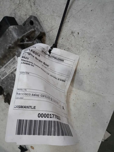 2015 Ford Fiesta Electronic Control Modul Used OEM Engine Control Module (ecm) used OEM engine control module