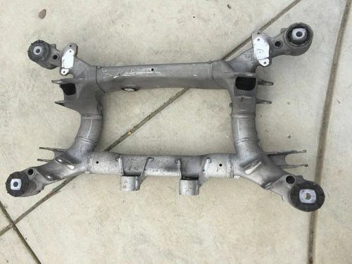 06 BMW 525i Rear Differential Carrier Crossmember Support Bracket Subframe OEM used OEM rear differential carrier