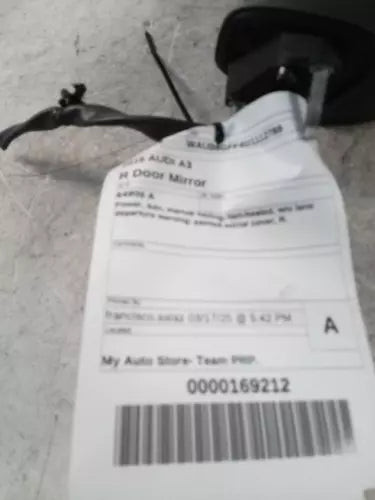 2016 Audi A3 Power Sdn Manual Folding Non-Heat Used OEM Right Door Mirror used OEM door mirror