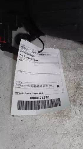 2016 Buick Envision 2.0 Used OEM Air Cleaner Assembly used OEM air cleaner assembly