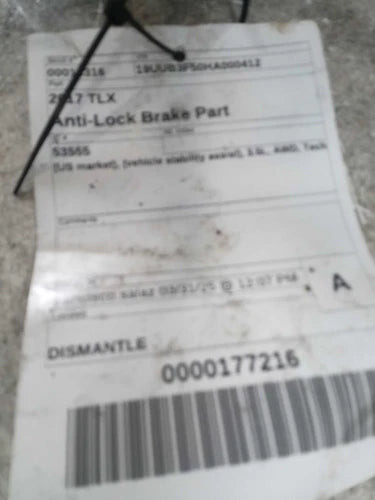 2017 Acura Tlx US Market Vehicle Stability Ass Used OEM ABS Hydraulic Assembly used OEM ABS pump and module assembly