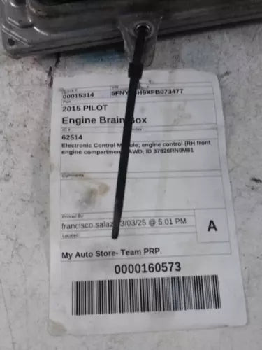 2015 Honda Pilot Electronic Control Modul Used OEM Engine Control Module (ecm) used OEM engine control module