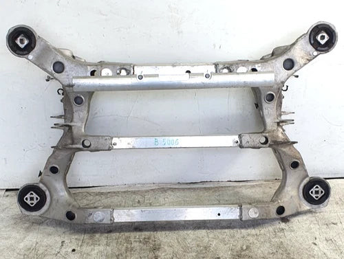 TESLA MODEL S Used OEM Rear Subframe Crossmember 1009826-00-A used OEM rear subframe and crossmember