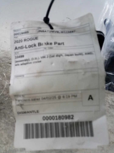 2020 Nissan Rogue 2.5L VIN J 1ST Used OEM ABS Pump and Motor Assembly used OEM ABS pump and module assembly