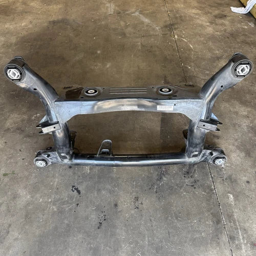2017 - 2022 Alfa Romeo Giulia Rwd 2.0l Rear Subframe Crossmember Oem 00505521660 used OEM rear subframe and crossmember