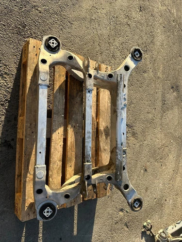 2012-2020 Tesla Model S/X Used OEM Rear Subframe Crossmember 1009826-00-A 4E52EE used OEM rear subframe and crossmember