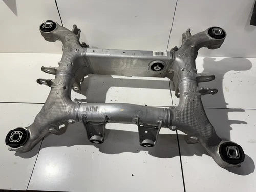 2011 - 2016 BMW 535I F10 REAR SUSPENSION UNDERCARRIAGE SUBFRAME CROSSMEMBER OEM used OEM rear subframe and crossmember
