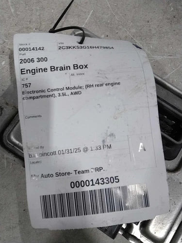 2006 Chrysler 300 Electronic Control Modu Used OEM Engine Control Module (ecm) used OEM engine control module