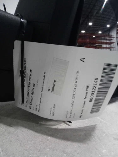2015 Ford F-150 Pickup Manual Pedestal Sail Mou Used OEM Right Door Mirror used OEM door mirror