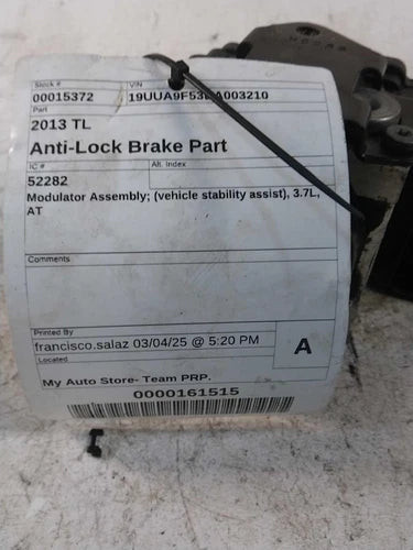 2013 Acura Tl Modulator Vehicle Stability Assi Used OEM ABS Modulator used OEM ABS pump and module assembly