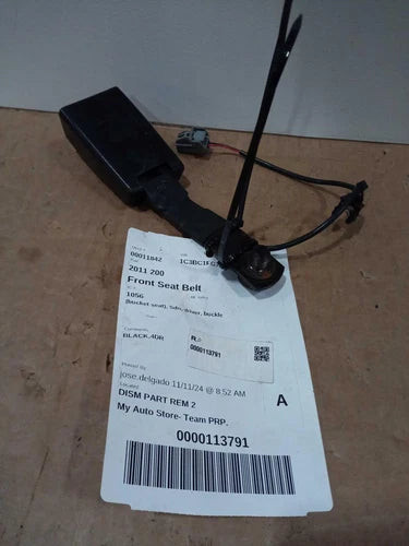 2011 Chrysler 200 Bucket Seat Sdn Driver B Used OEM Front Left Seat Belt Front used OEM seat belt