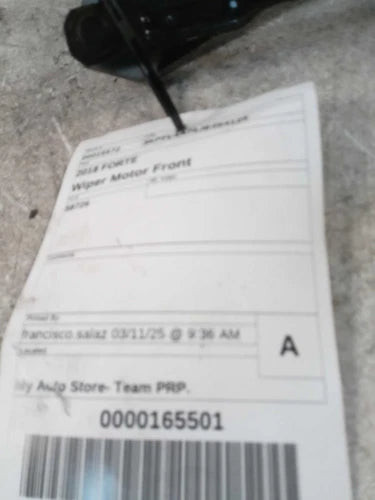 2018 Kia Forte Used OEM Windshield Wiper Motor used OEM wiper motor