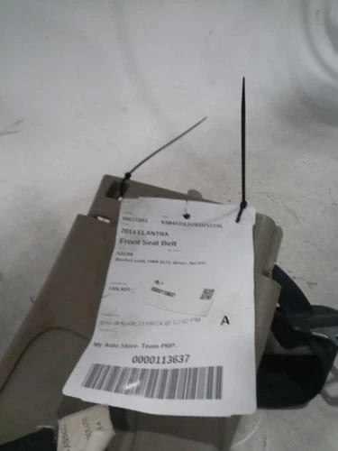 2014 Hyundai Elantra Hatchback GT Driver B Used OEM Front Left Seat Belt Front used OEM seat belt