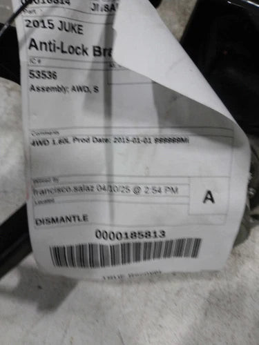 2015 Nissan Juke AWD S Used OEM ABS Pump and Motor Assembly used OEM ABS pump and module assembly