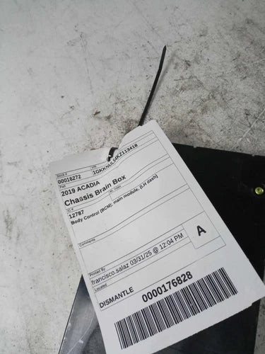 2019 GMC Acadia Body Control BCM Main Module LH D Used OEM Body Control Module used OEM body control module
