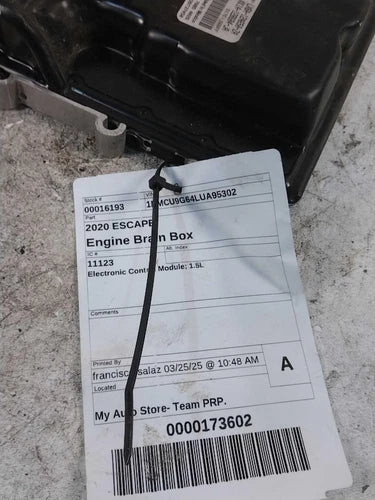 2020 Ford Escape ECM Engine Control Module 1.5L Used OEM Engine Control Modules used OEM engine control module