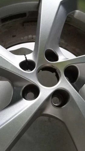 2018 Jaguar F-pace 19x8-1/2 alloy 5 spoke silver Used OEM wheel used OEM wheel
