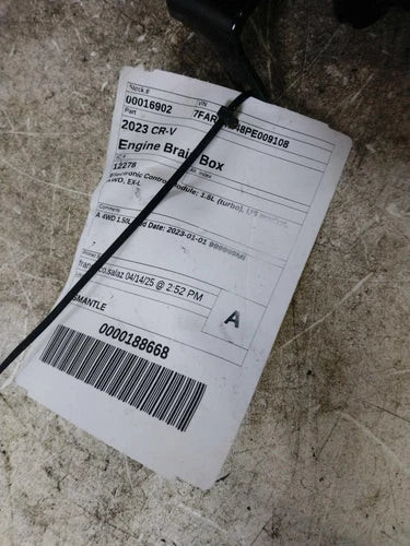 2023 Honda Cr-v Electronic Control Module Used OEM engine control module used OEM engine control module