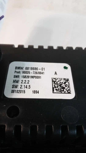 2016 BMW x5 rear w/o heated rear seats Used OEM A/C climate control module used OEM A/C climate control module
