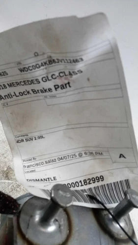 2018 Mercedes-Benz Mercedes glc-class 205 Type Used OEM ABS pump and module used OEM ABS pump and module