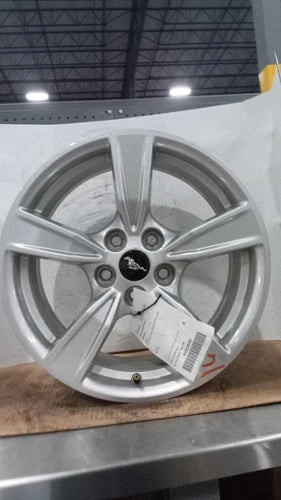 2020 Ford Mustang 17x7-1/2 aluminum 5 spoke sparkle silver Grad Used OEM wheel used OEM wheel