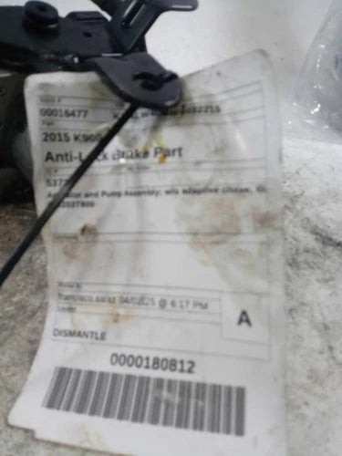 2015 Kia K900 Actuator and Pump Assembly Used OEM ABS pump and module used OEM ABS pump and module