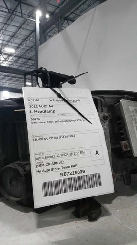 2012 Audi a4 Sdn xenon HID self adjustin Used OEM headlight used OEM headlight