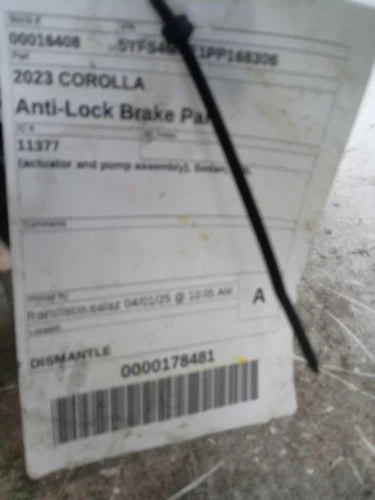 2023 Toyota Corolla actuator and pump ass Used OEM ABS pump and module used OEM ABS pump and module