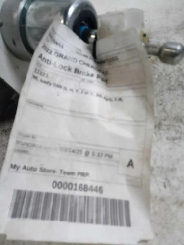 2022 Jeep Grand cherokee WL body VIN G H Y J o Used OEM ABS pump and module used OEM ABS pump and module