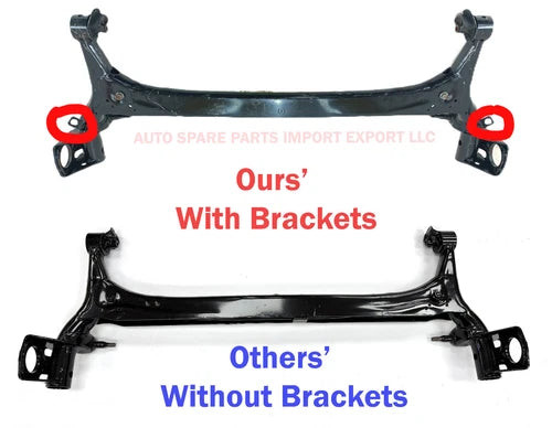 Rear Axle Beam Crossmember Subframe 2002 2003 Toyota Corolla Matrix ZZE130 OEM used OEM rear subframe and crossmember