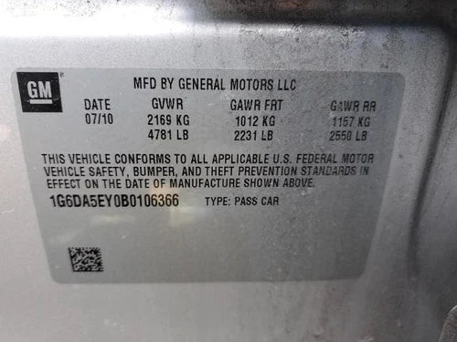2011 Cadillac Cts Cpe Base Used OEM hood used OEM hood