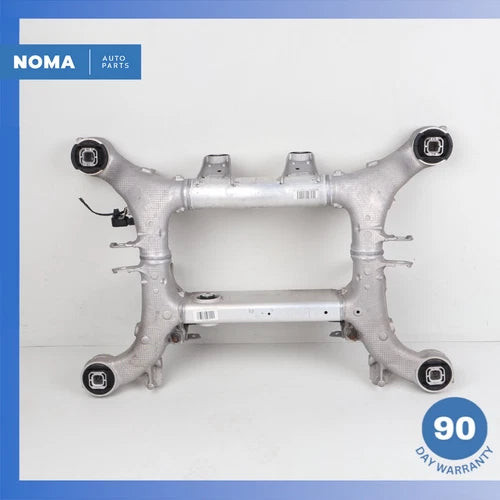 11-16 BMW F10 528i Rear Axle Subframe Crossmember Carrier Cradle 6798545 OEM used OEM rear subframe and crossmember