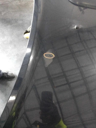 2007 Dodge Charger Black Used OEM Hood SRT8 Scratches 4DR Sedan used OEM hood
