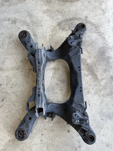 2014-2024 INFINITI Q50 Q60 REAR SUBFRAME CROSSMEMBER CRADLE AWD ASSEMBLY OEM used OEM rear subframe and crossmember