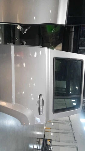 Jeep Patriot 2014 Left Front Door OEM Used Gray Fits Latitude Limited used OEM complete door assembly