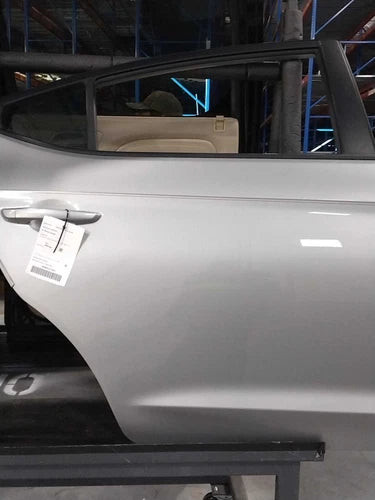 2020 Hyundai Elantra Rear Right Silver OEM Door Used 4DR PW Model used OEM complete door assembly