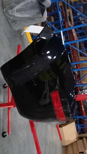 Used 2008 Mercury Mariner Rear Bumper Assembly OEM Black 164562 used OEM bumper cover