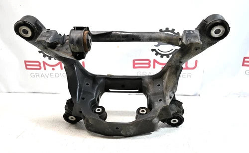 Rear Suspension Diff Carrier Frame Cross Member Subframe OEM BMW E46 #4 used OEM differential and carrier assembly