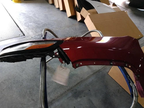 2017 Jeep Cherokee Front Left Red OEM Fender Used 68103309AE Salvage used OEM fender
