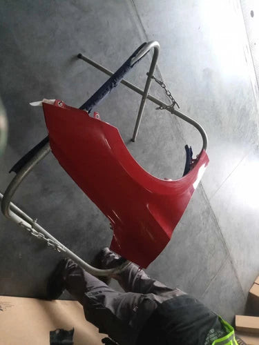 2019 Hyundai Elantra OEM Right Fender Red Used 62000 Miles Salvage Part used OEM fender