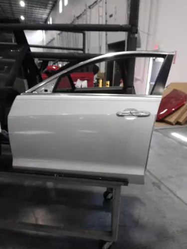 2017 Cadillac ATS Left Front Door Silver OEM Used 96000 Miles used OEM complete door assembly