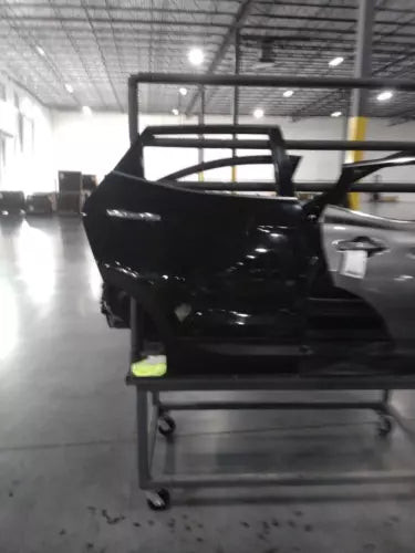 2018 Hyundai Santa Fe Rear Right Door OEM Used Auto Part Gray Finish used OEM complete door assembly
