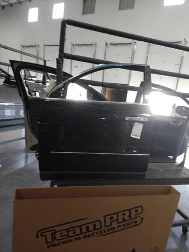 2017 Chevrolet Traverse Left Front Door Black OEM Used 152K Miles used OEM complete door assembly
