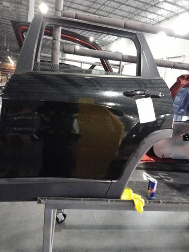 2016 Jeep Cherokee Left Side Driver Door Black OEM Used 4WD 3.2L used OEM complete door assembly