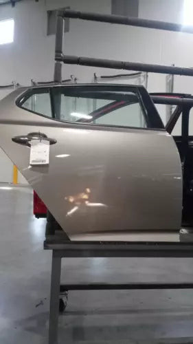 2015 Kia Optima Rear Right Silver OEM Door Used 4DR P/W PL, 117K Miles used OEM complete door assembly