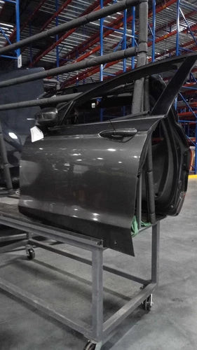 2017 Ford Fusion Left Front Driver Side Gray Door OEM Used Black Fits 13-20 used OEM complete door assembly