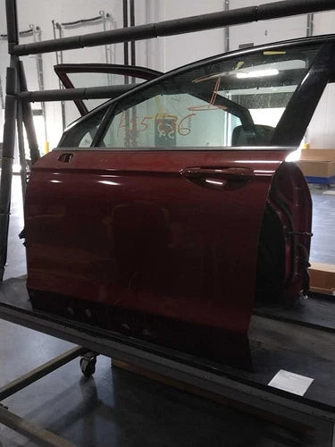 2014 Ford Fusion Left Front Door Sunset Metallic OEM Used 115K RED used OEM complete door assembly