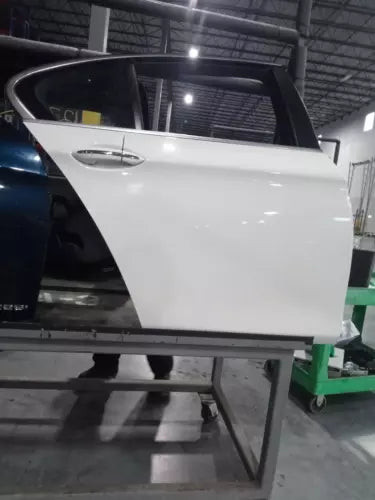 BMW 528i 2015 Rear Right White OEM Door Used Salvage used OEM complete door assembly